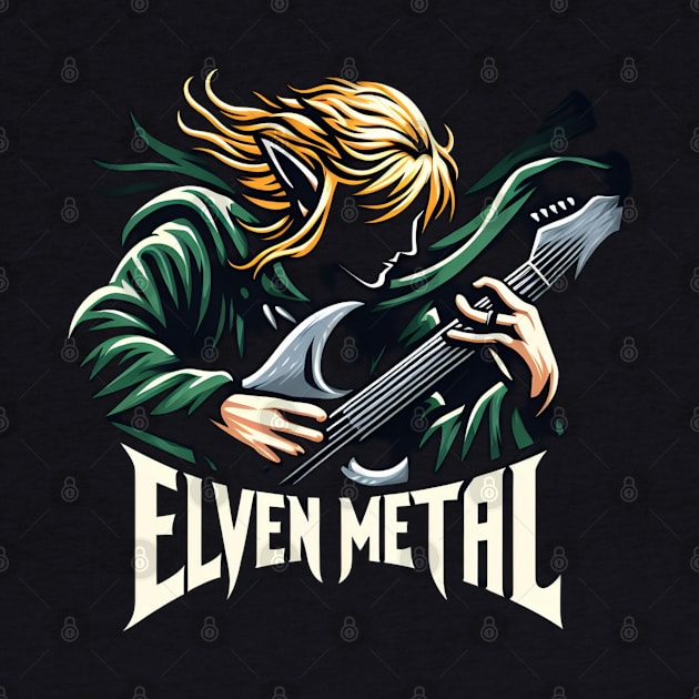 Elven Metal - Elf Guitar Hero - Fantasy by Fenay-Designs